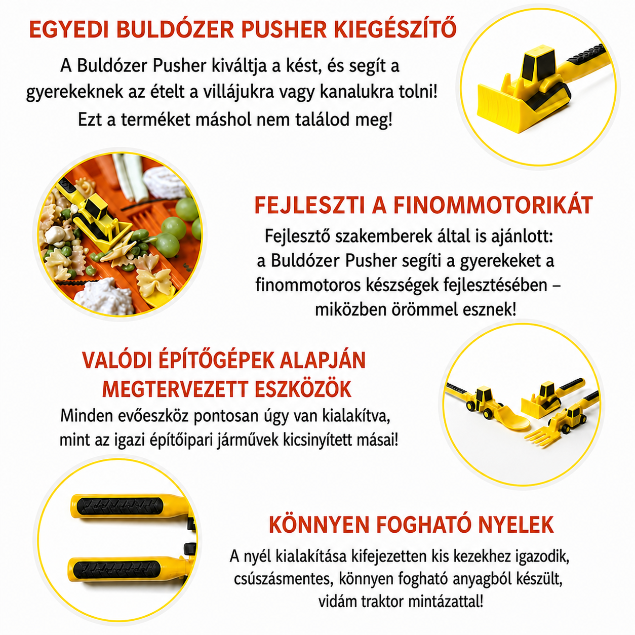 Gyerek Vacsorakészlet Evőeszközökkel