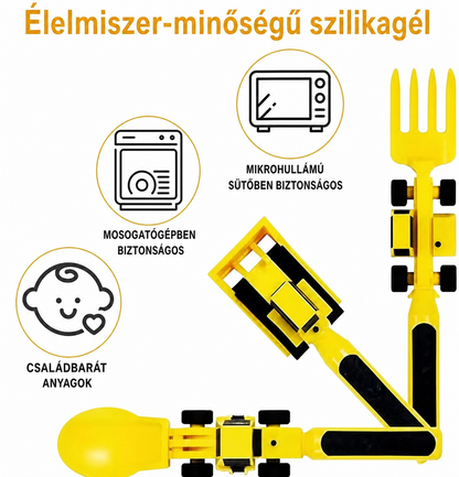 Gyerek Vacsorakészlet Evőeszközökkel